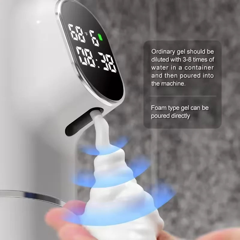 Automatic Foam Soap Dispenser with LED Display